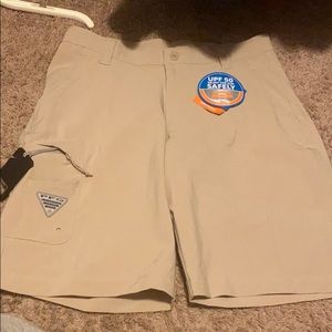 Tan Columbia shorts
